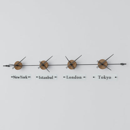 Mondo Panoramic World Time Zone Wall Clock – image 64