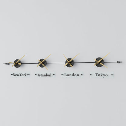 Mondo Panoramic World Time Zone Wall Clock – image 69