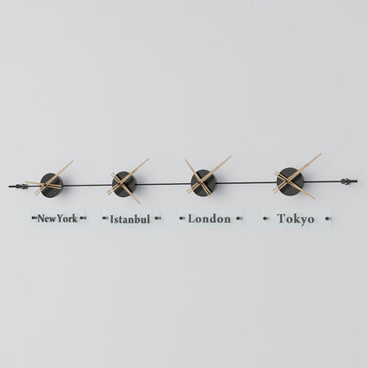 Mondo Panoramic World Time Zone Wall Clock – image 71