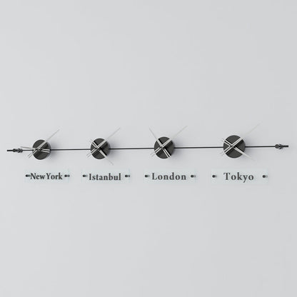 Mondo Panoramic World Time Zone Wall Clock – image 72
