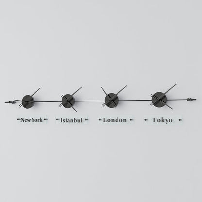 Mondo Panoramic World Time Zone Wall Clock – image 73