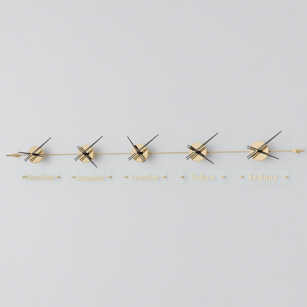 Mondo Panoramic World Time Zone Wall Clock – image 76