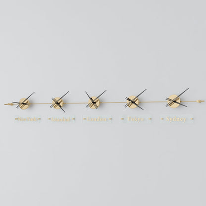 Mondo Panoramic World Time Zone Wall Clock – image 76