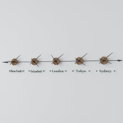 Mondo Panoramic World Time Zone Wall Clock – image 86