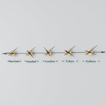 Mondo Panoramic World Time Zone Wall Clock – image 87