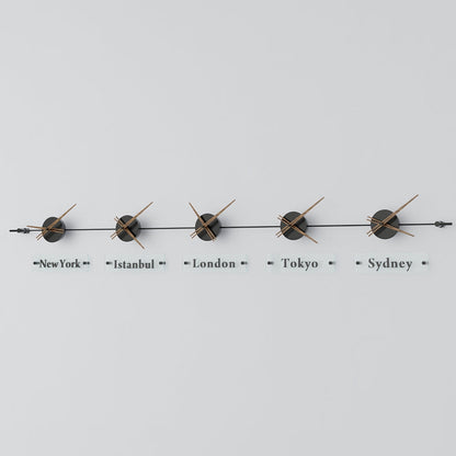 Mondo Panoramic World Time Zone Wall Clock – image 90
