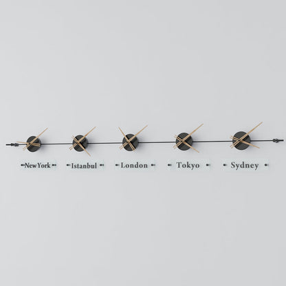 Mondo Panoramic World Time Zone Wall Clock – image 93